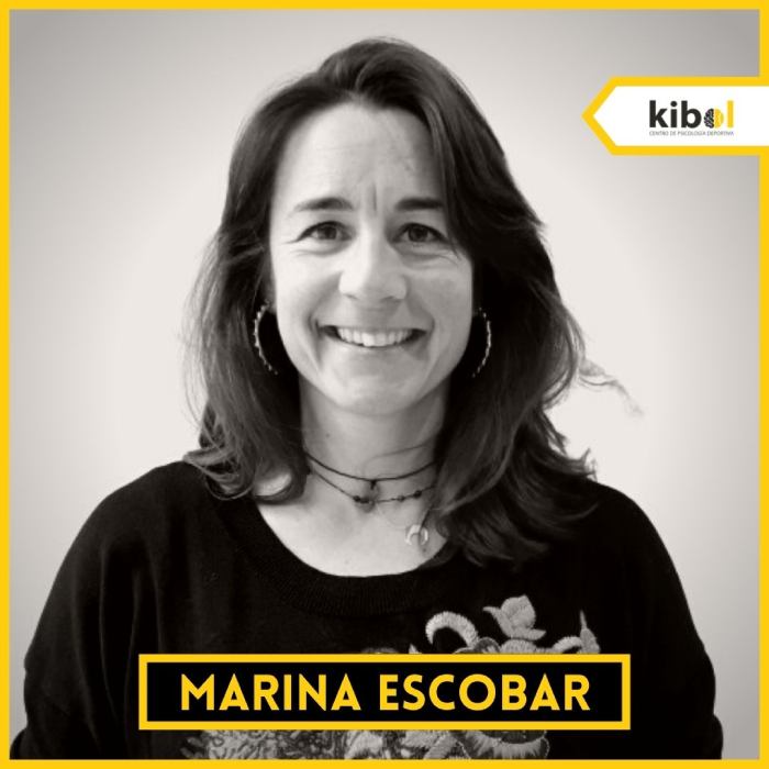 Marina Escobar, psicóloga deportista tenista en Kibol